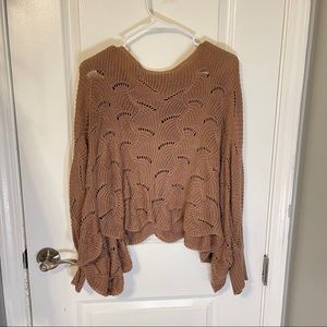 Women’s Poncho/Sweater with Wrist Holes